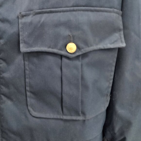 Flying Cross Vintage Police Jacket With Faux Fur Collar, Men's 46R - Picture 6 of 14